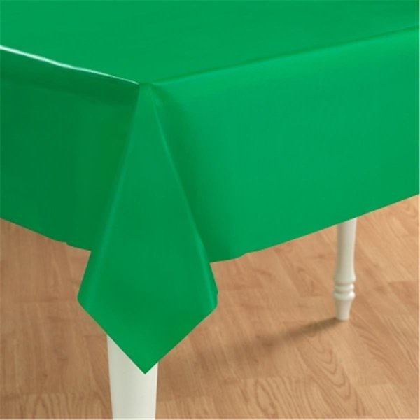 Omg Emerald Green- Green Plastic Tablecover OM194413